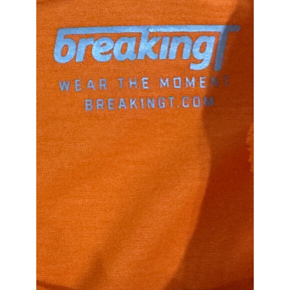 BREAKINGT Wear The Moment Men Orange T-Shirt SMALL - Picture 4 of 5